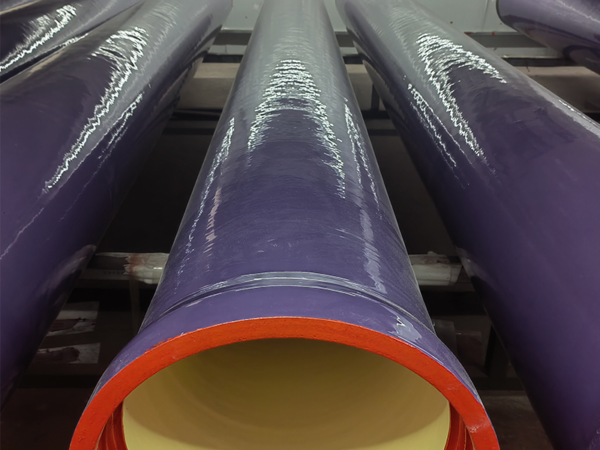 Purple Colour PU Coated DI Pipe — изображение 11